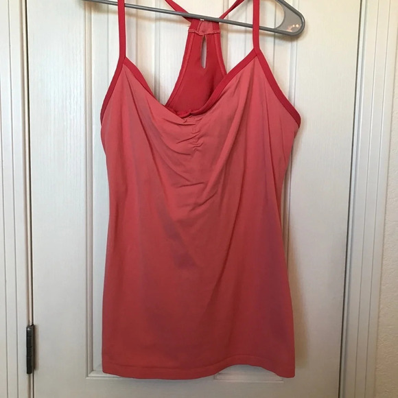 Lucy Heart Center Camisole Top Orange EUC - Picture 1 of 3